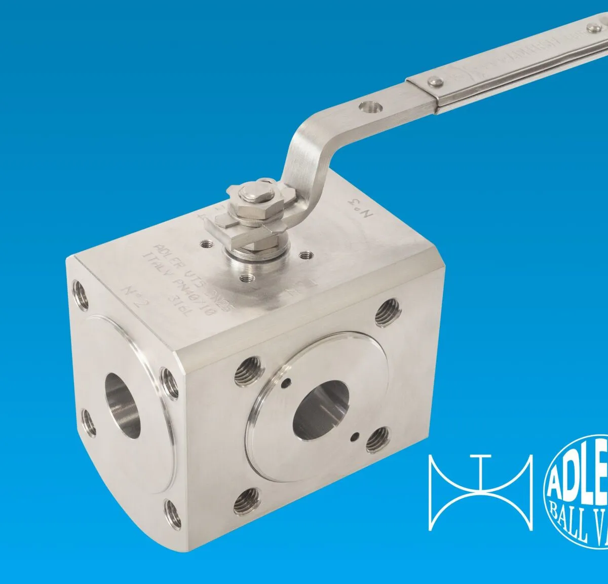 Adler VT5 DN20  4-WAY BALL VALVES