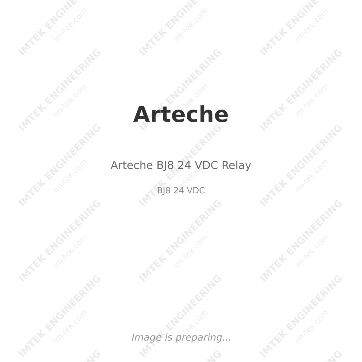 Arteche BJ8 24 VDC Relay