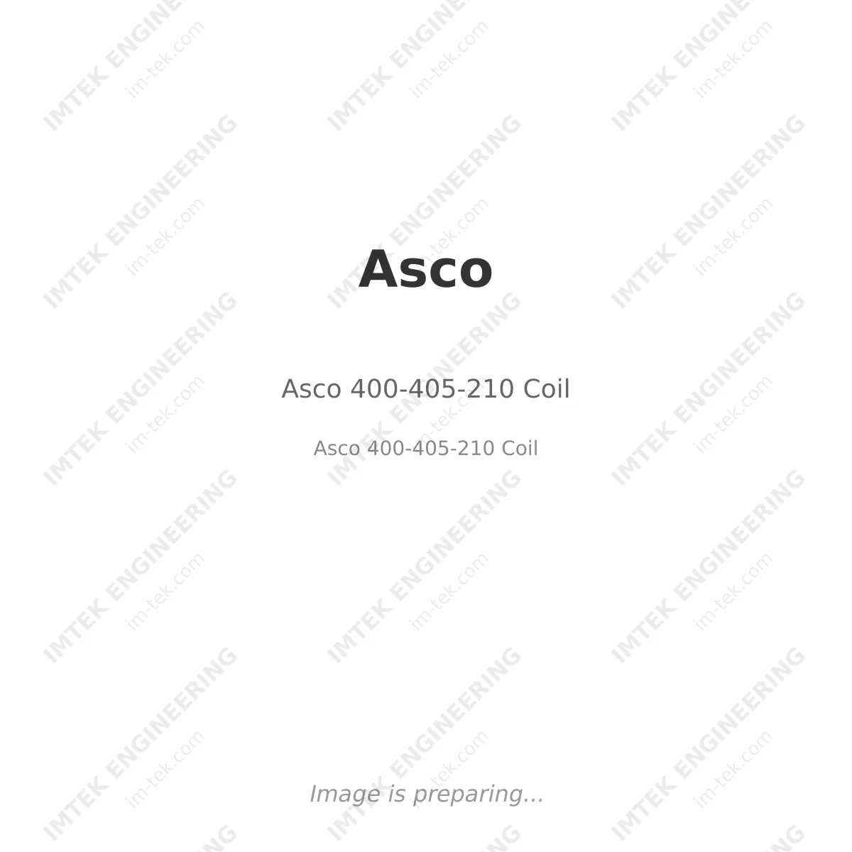 Asco 400-405-210 Coil