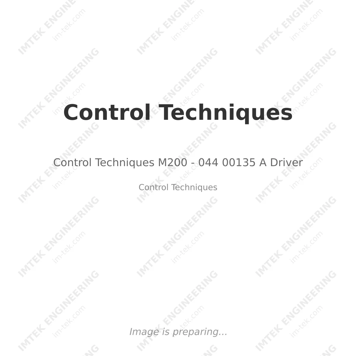 Control Techniques M200 - 044 00135 A Driver