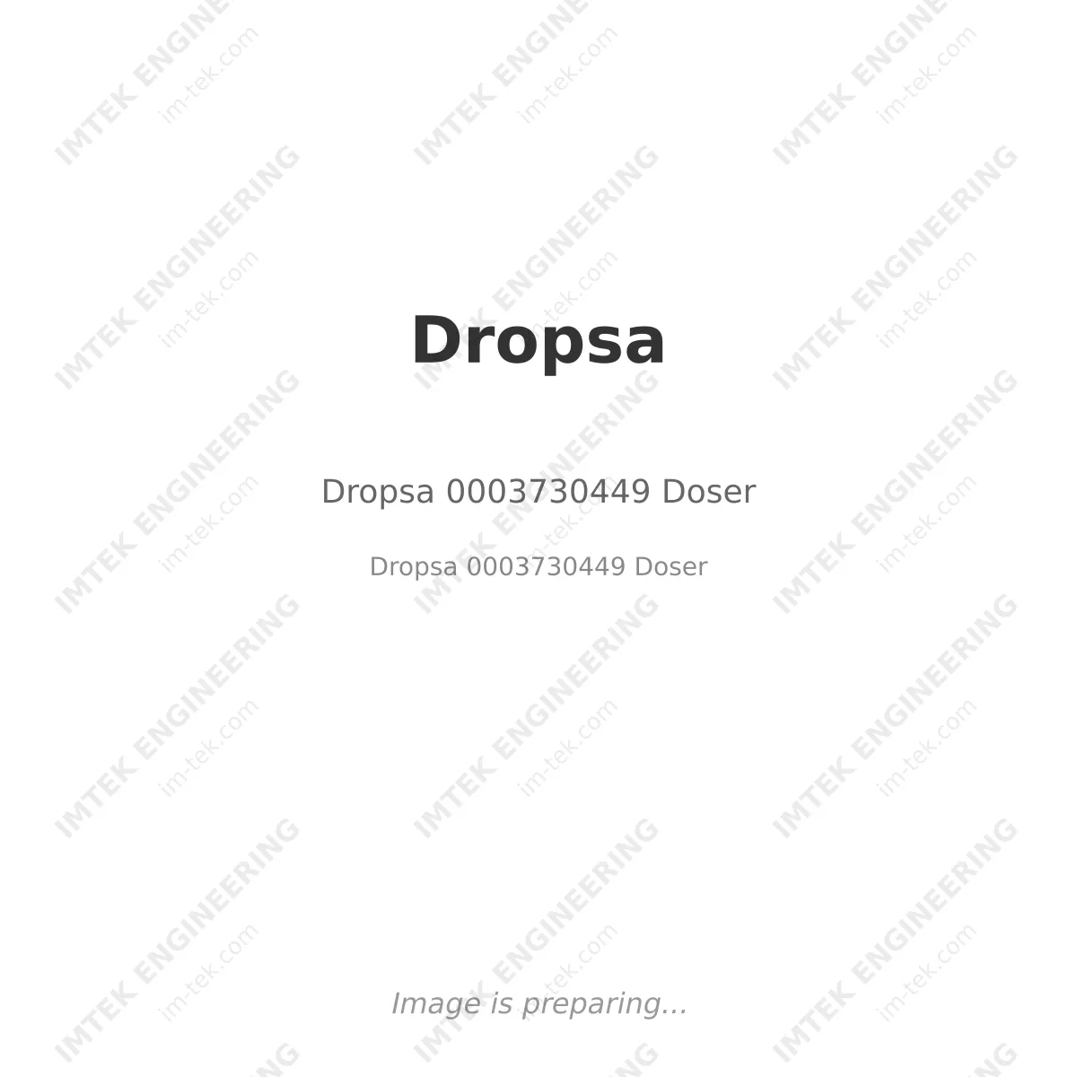 Dropsa 0003730449 Doser