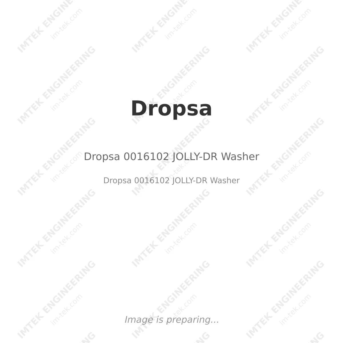 Dropsa 0016102 JOLLY-DR Washer