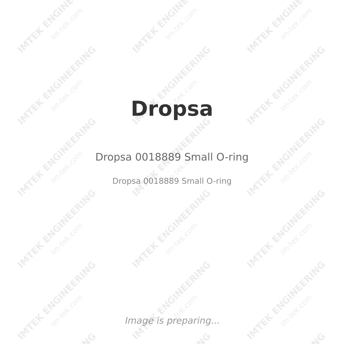 Dropsa 0018889 Small O-ring