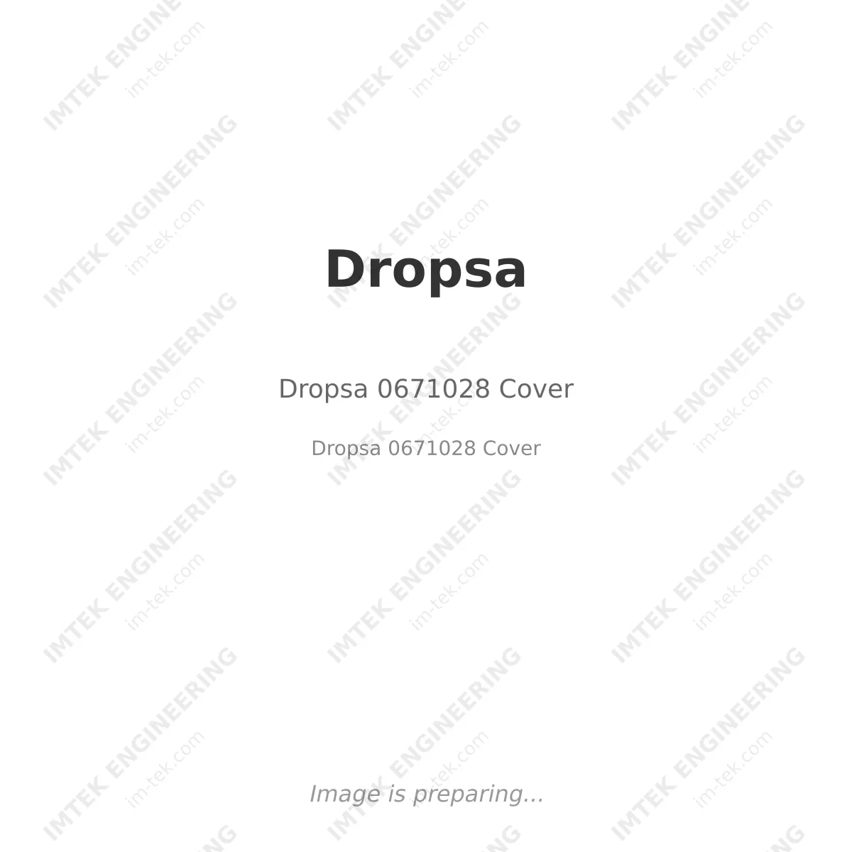 Dropsa 0671028 Cover