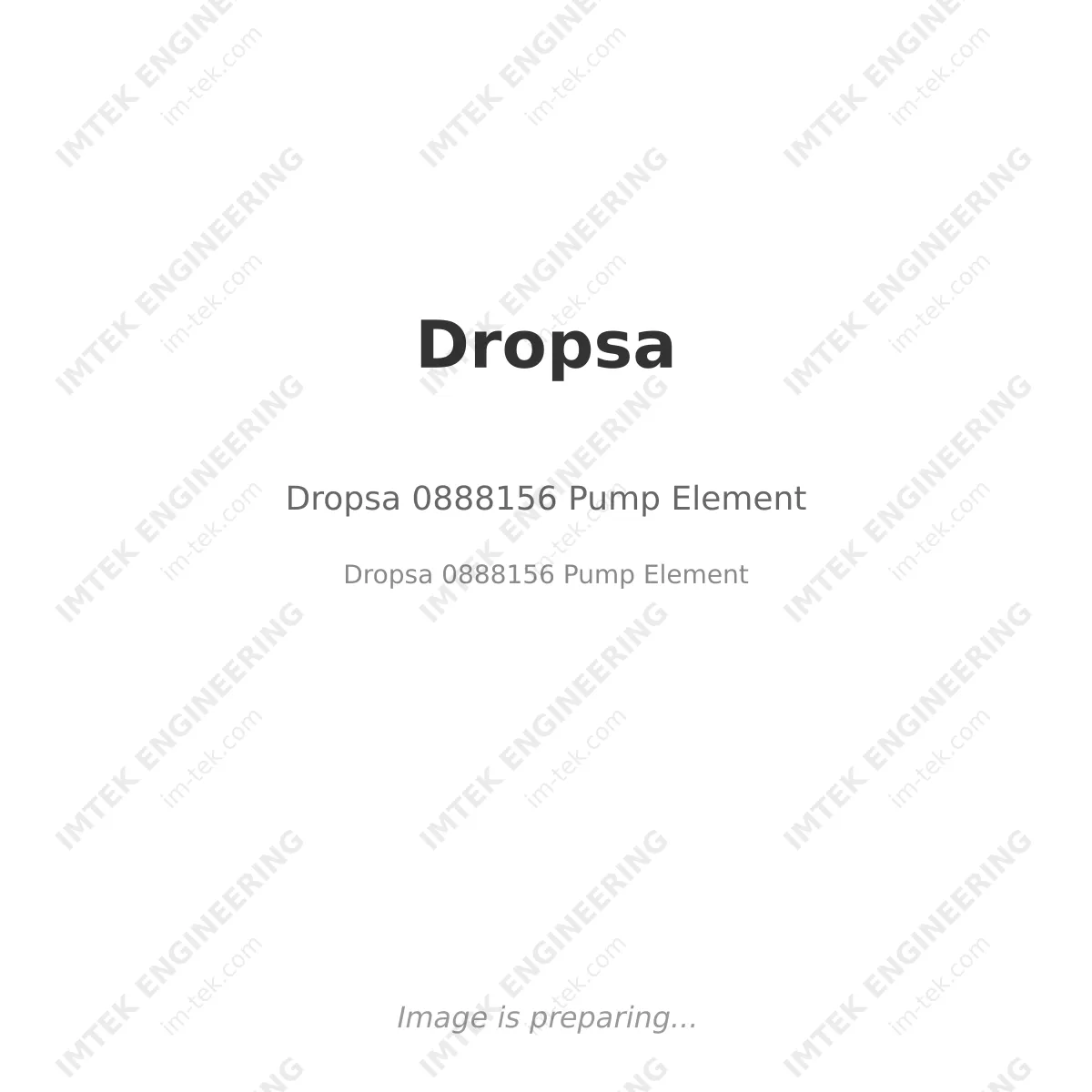 Dropsa 0888156 Pump Element