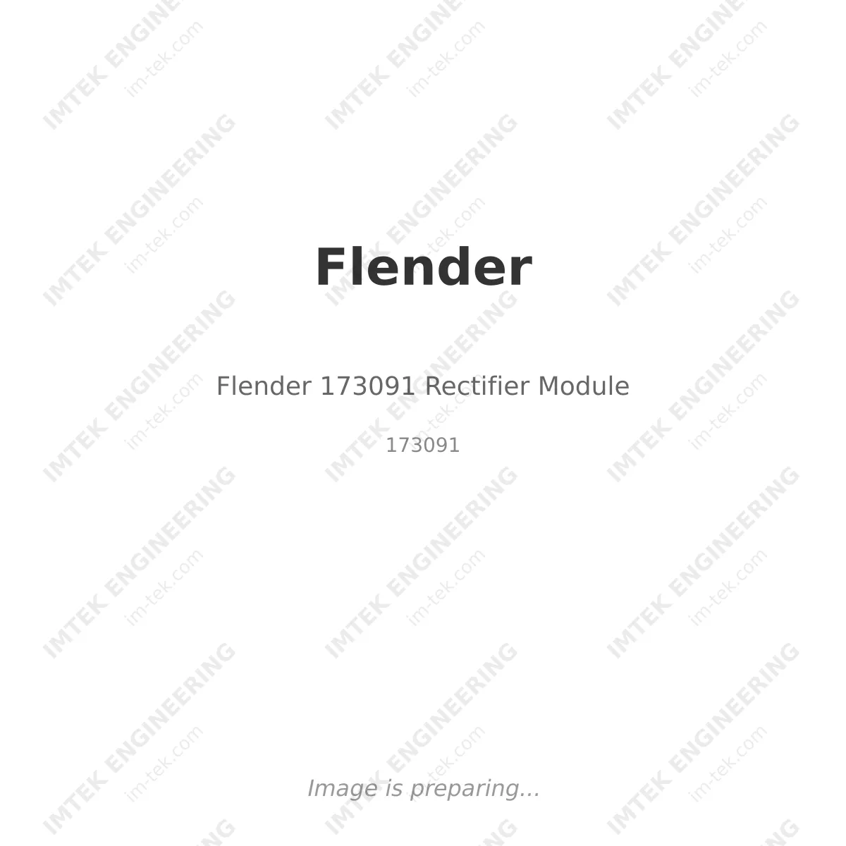 Flender 173091 Rectifier Module
