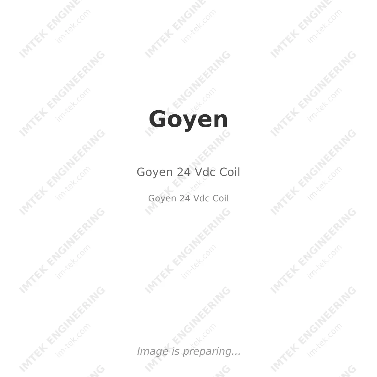 Goyen 24 Vdc  Coil