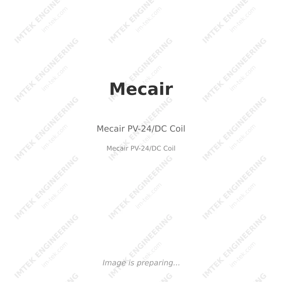 Mecair PV-24/DC Coil