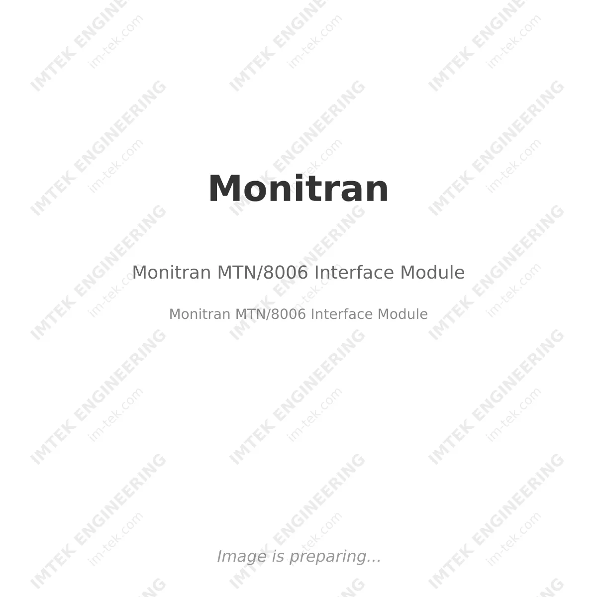 Monitran MTN/8006 Interface Module