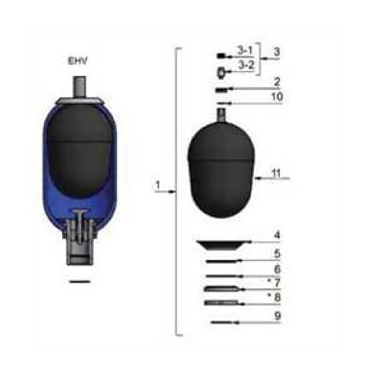Olaer Ehv 24.5-330/90 Accumultor