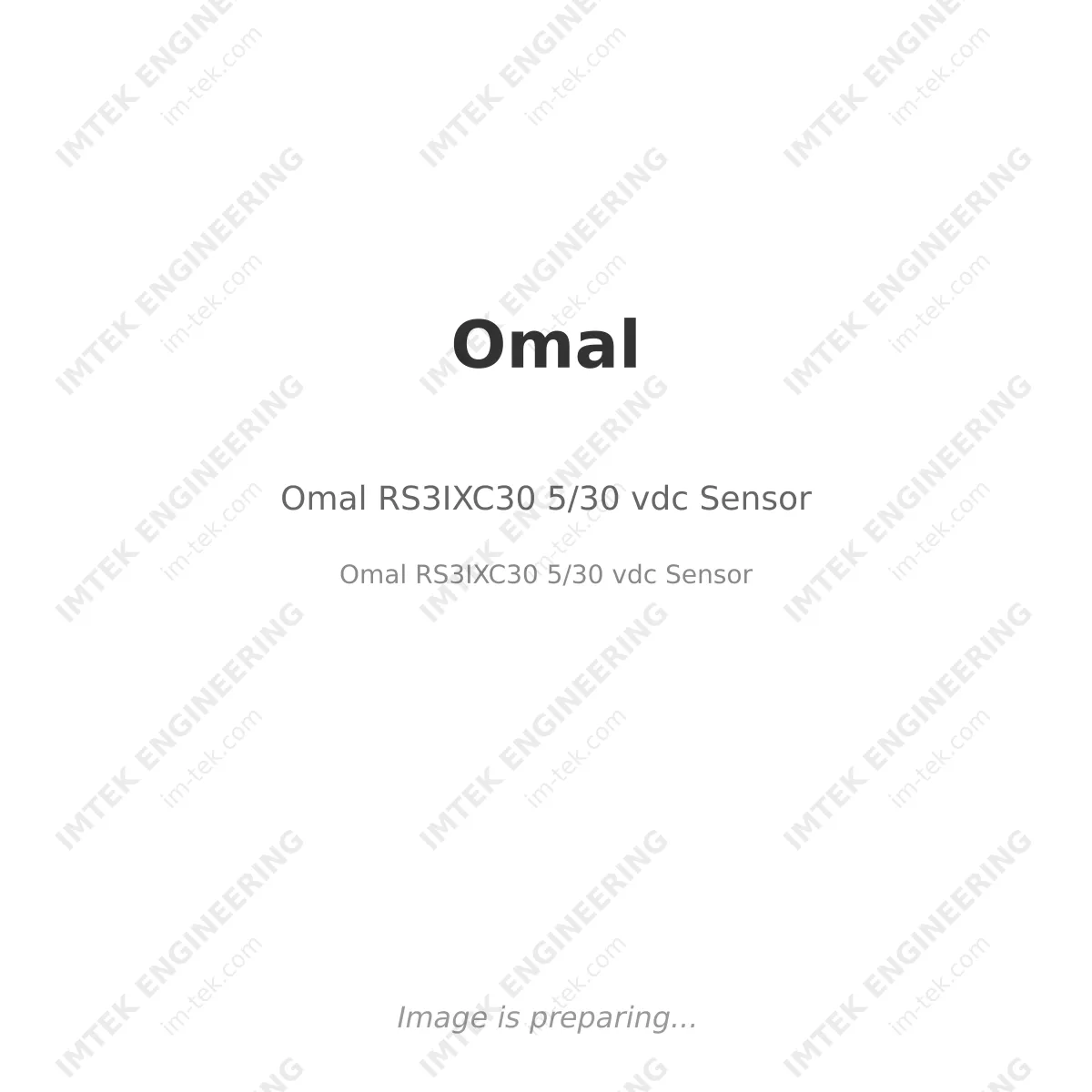 Omal RS3IXC30 5/30 vdc Sensor