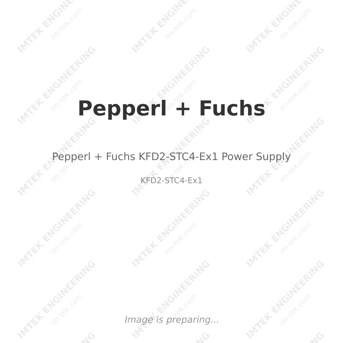 Pepperl + Fuchs KFD2-STC4-Ex1 Power Supply
