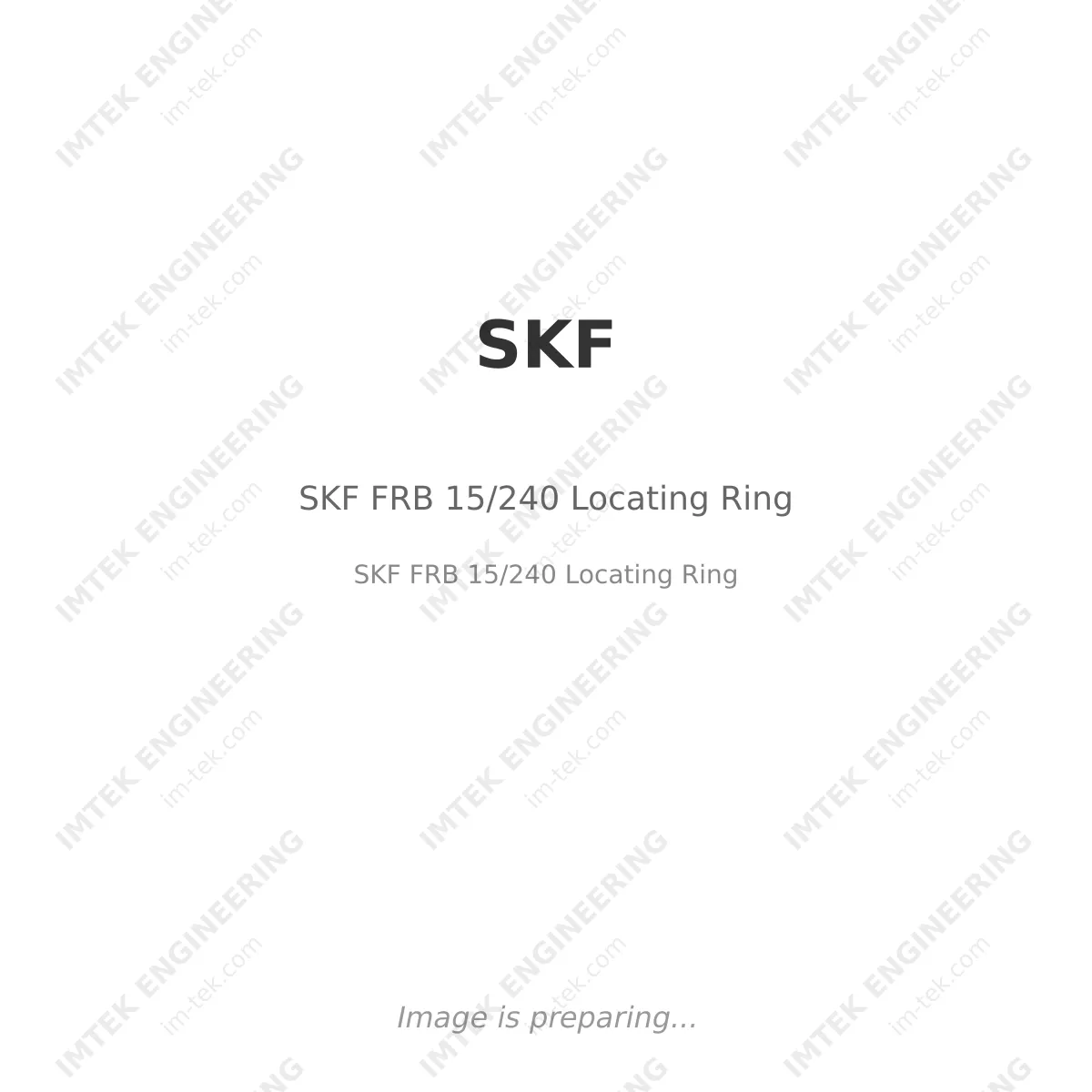SKF FRB 15/240 Locating Ring