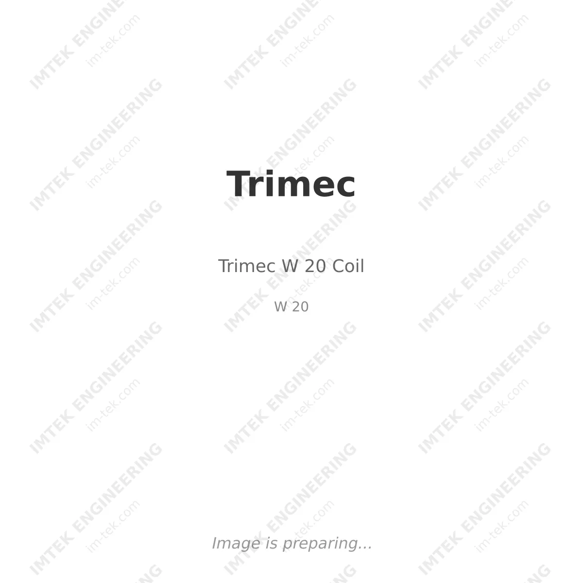 Trimec W 20 Coil