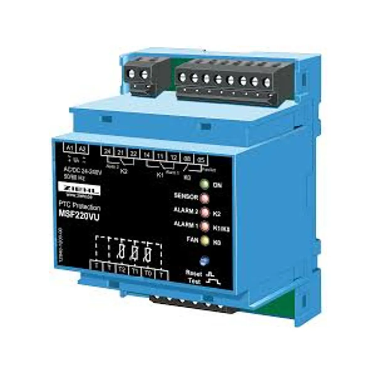 Ziehl MSF220VU Ptc Thermistor Relay