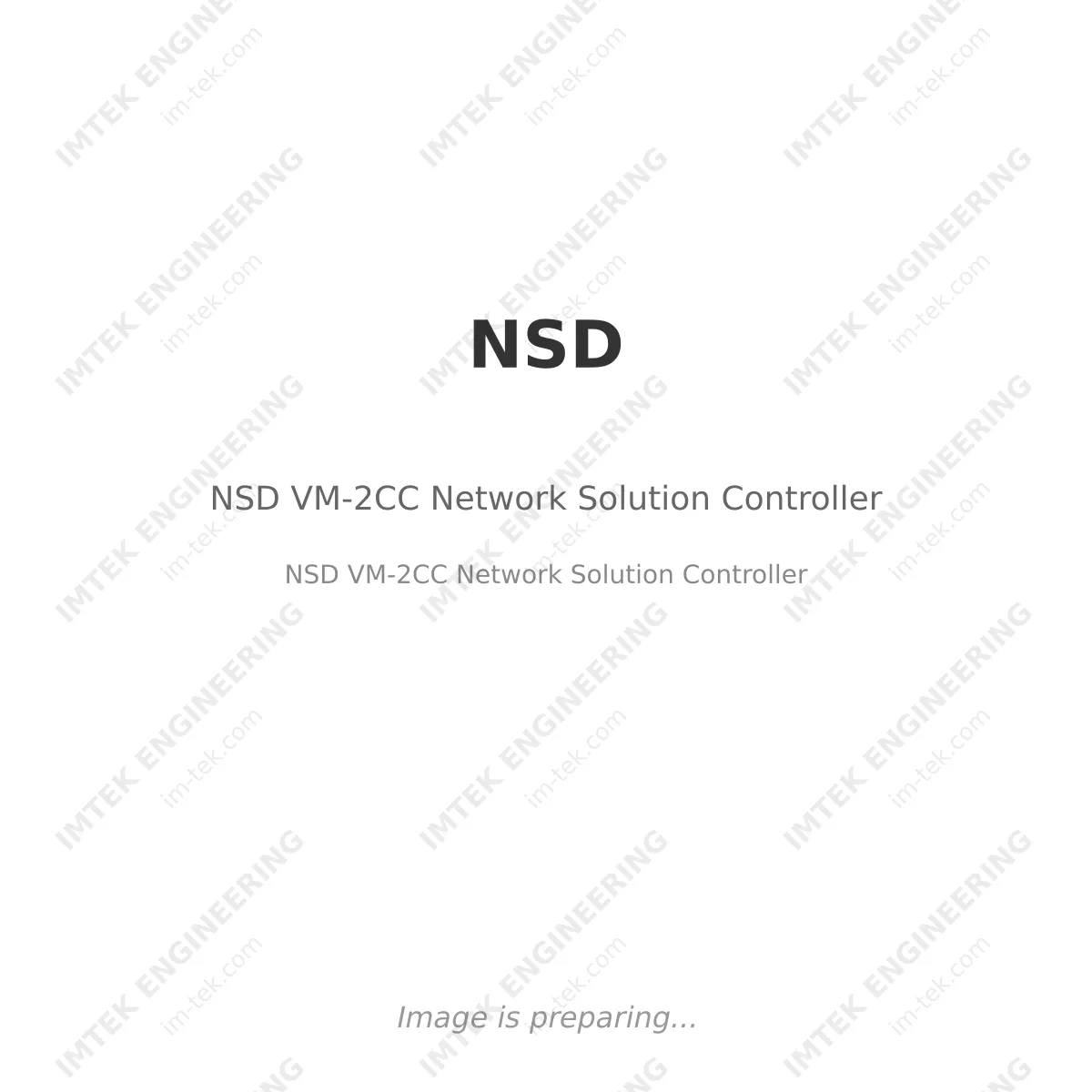 NSD NSD VM-2CC Network Solution Controller - NSD VM-2CC Network Solution Controller
