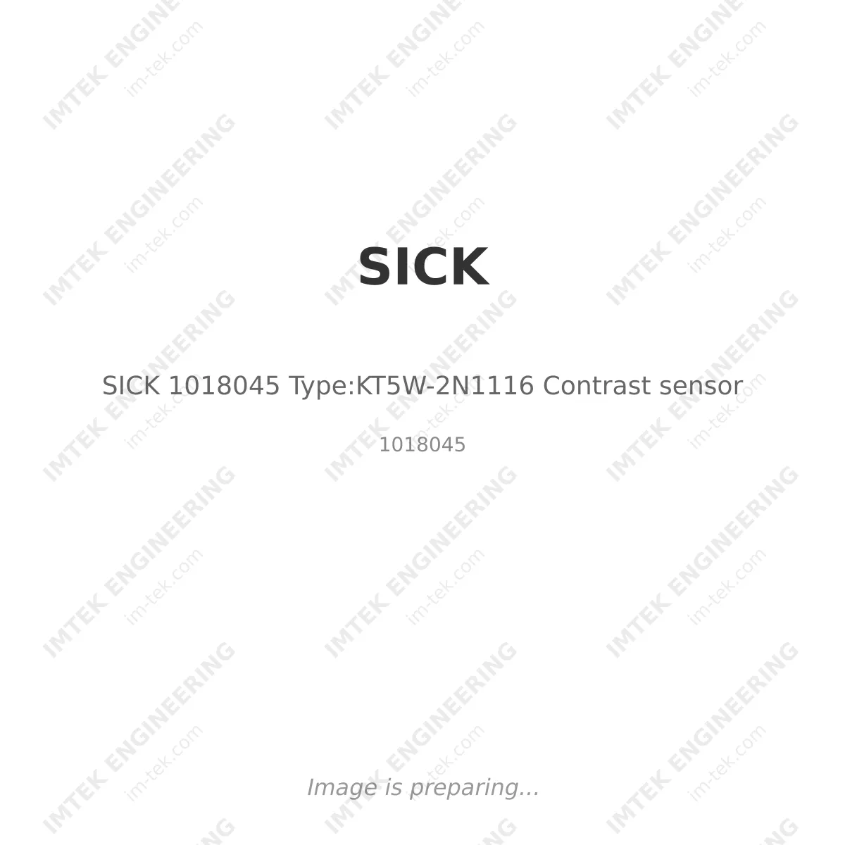 SICK SICK 1018045 Type:KT5W-2N1116 Contrast sensor - 1018045