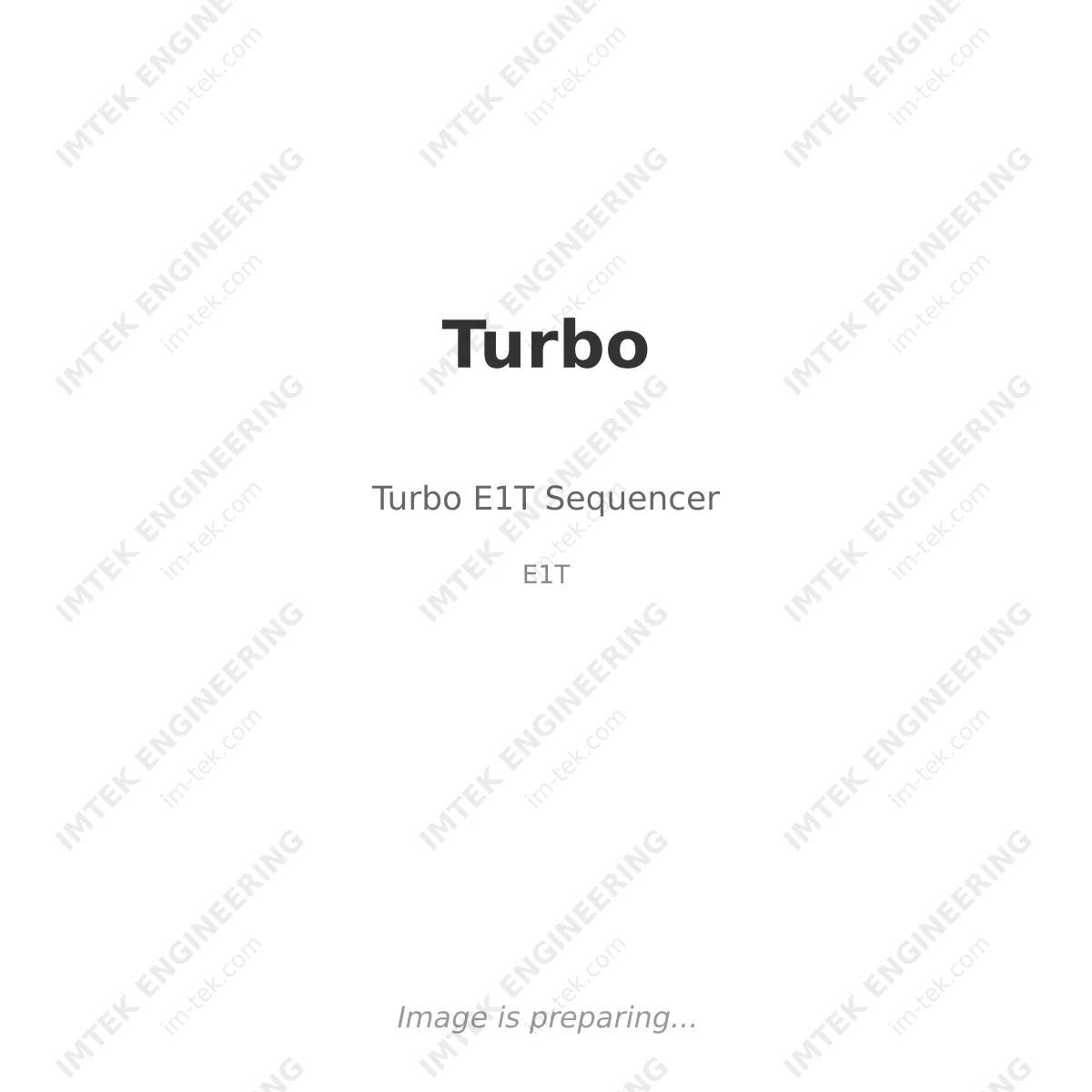 Turbo Turbo E1T Sequencer - E1T