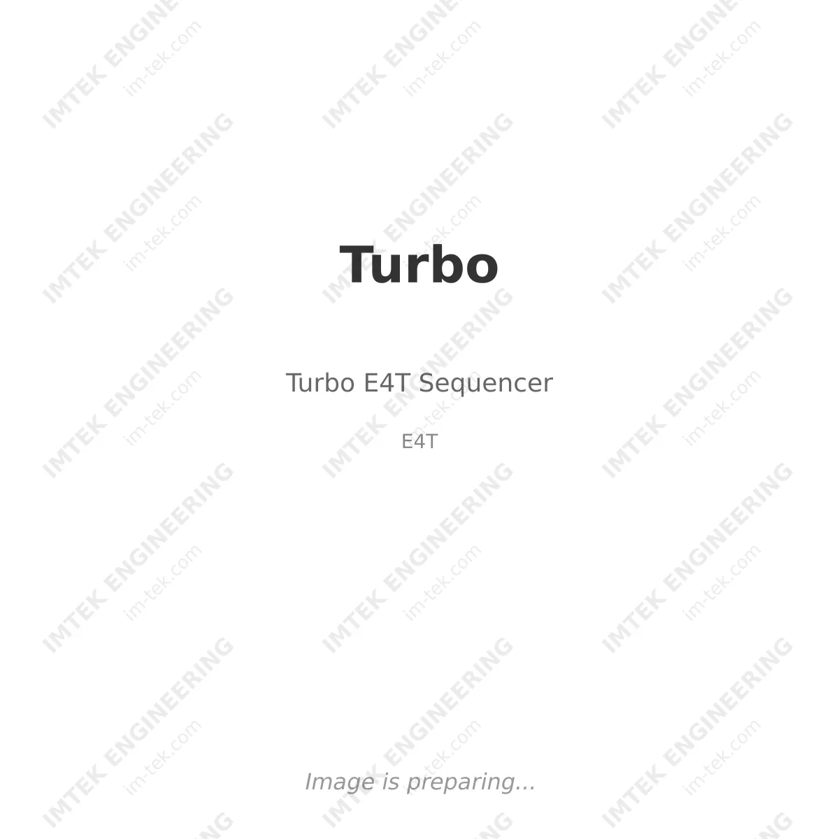 Turbo Turbo E4T Sequencer - E4T