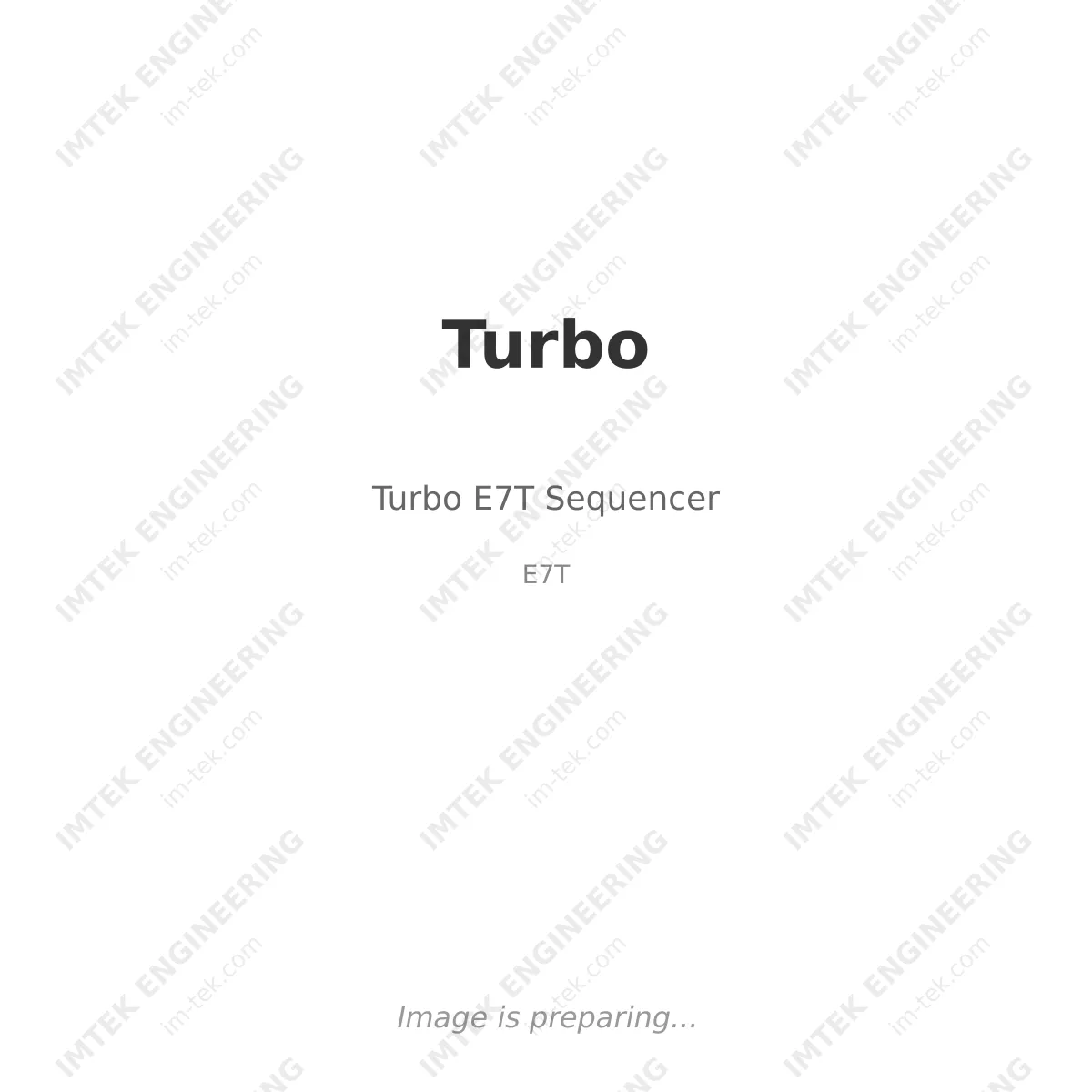 Turbo Turbo E7T Sequencer - E7T