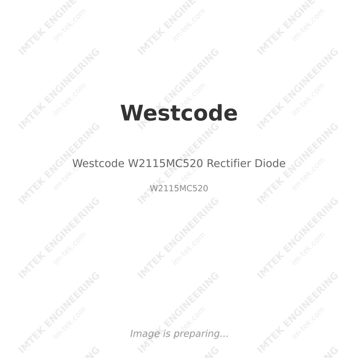 Westcode Westcode W2115MC520 Rectifier Diode - W2115MC520