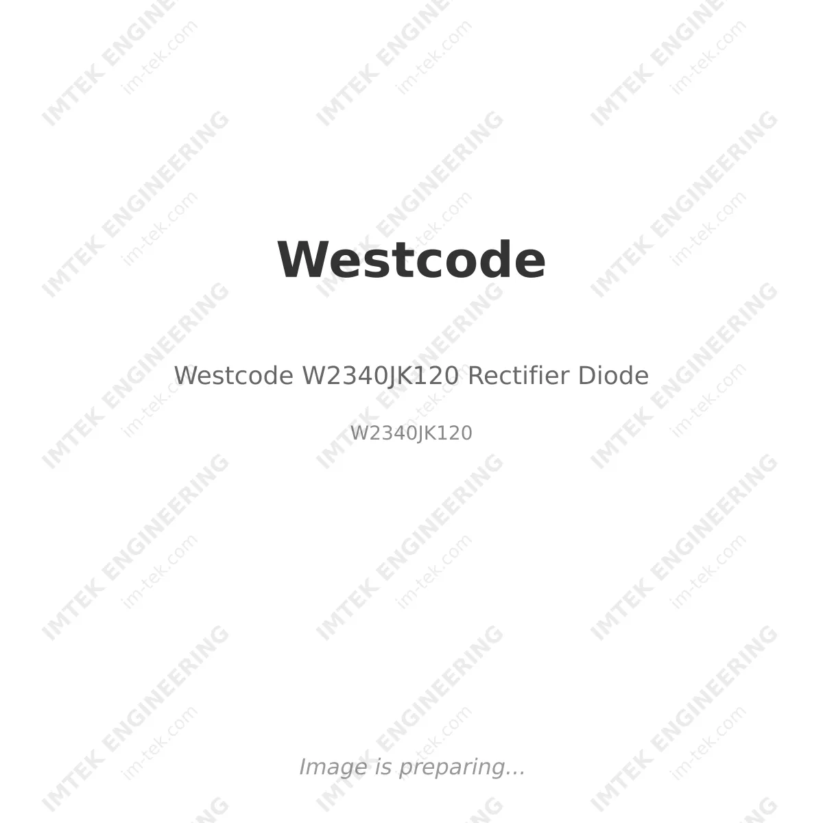 Westcode Westcode W2340JK120 Rectifier Diode - W2340JK120
