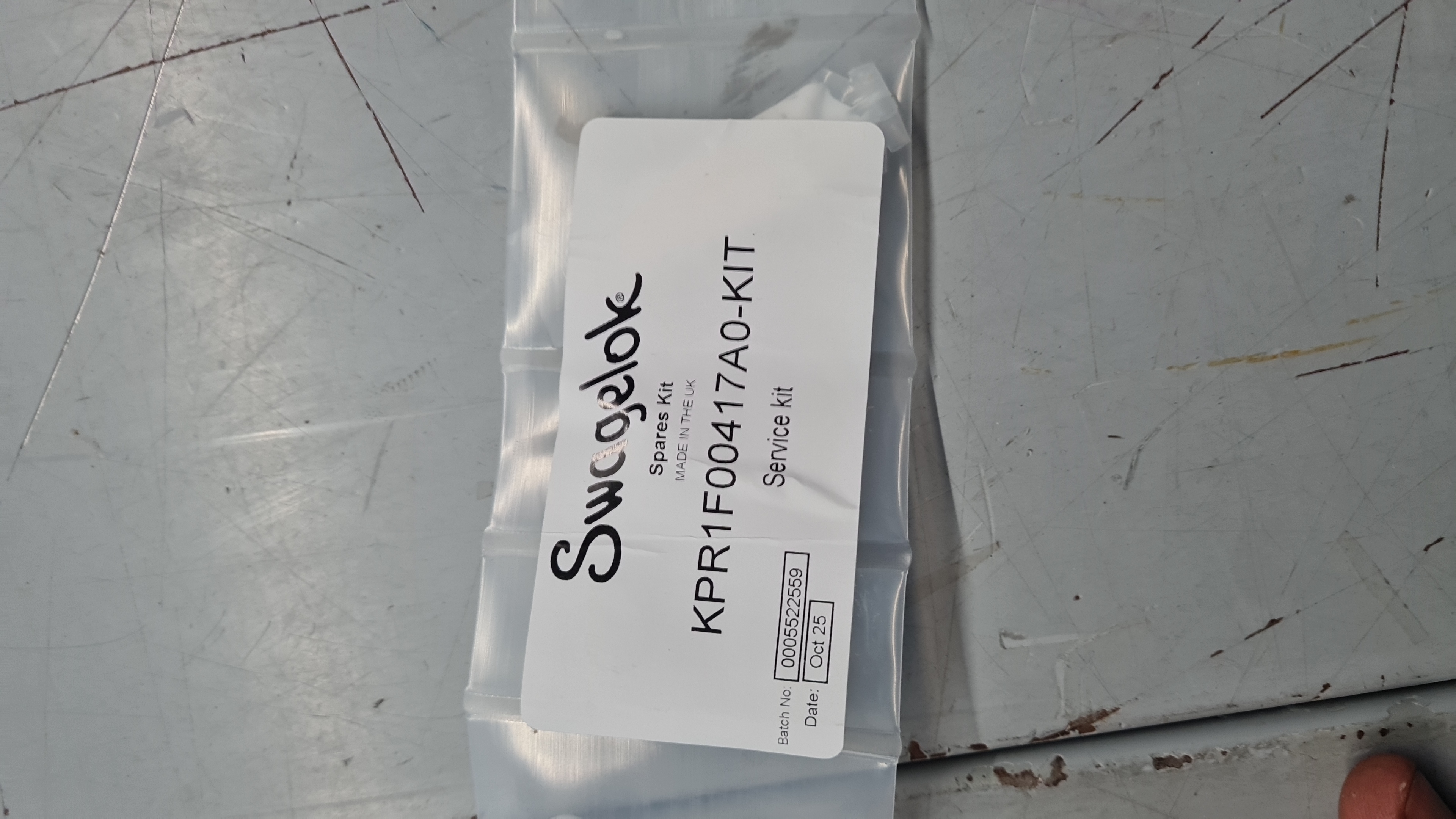 Swagelok KPR1F00417A0-KIT Maintenance Kit - Swagelok | Imtek ...