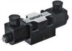 Aron ADC3E01CL Cetop 3 Valve All Ports Blocked 12V DC, Reduced Size Coils Image
