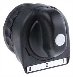Bartec 05-0003-001000 3 Position Selector Switch Head Standard Handle Black Latching Image