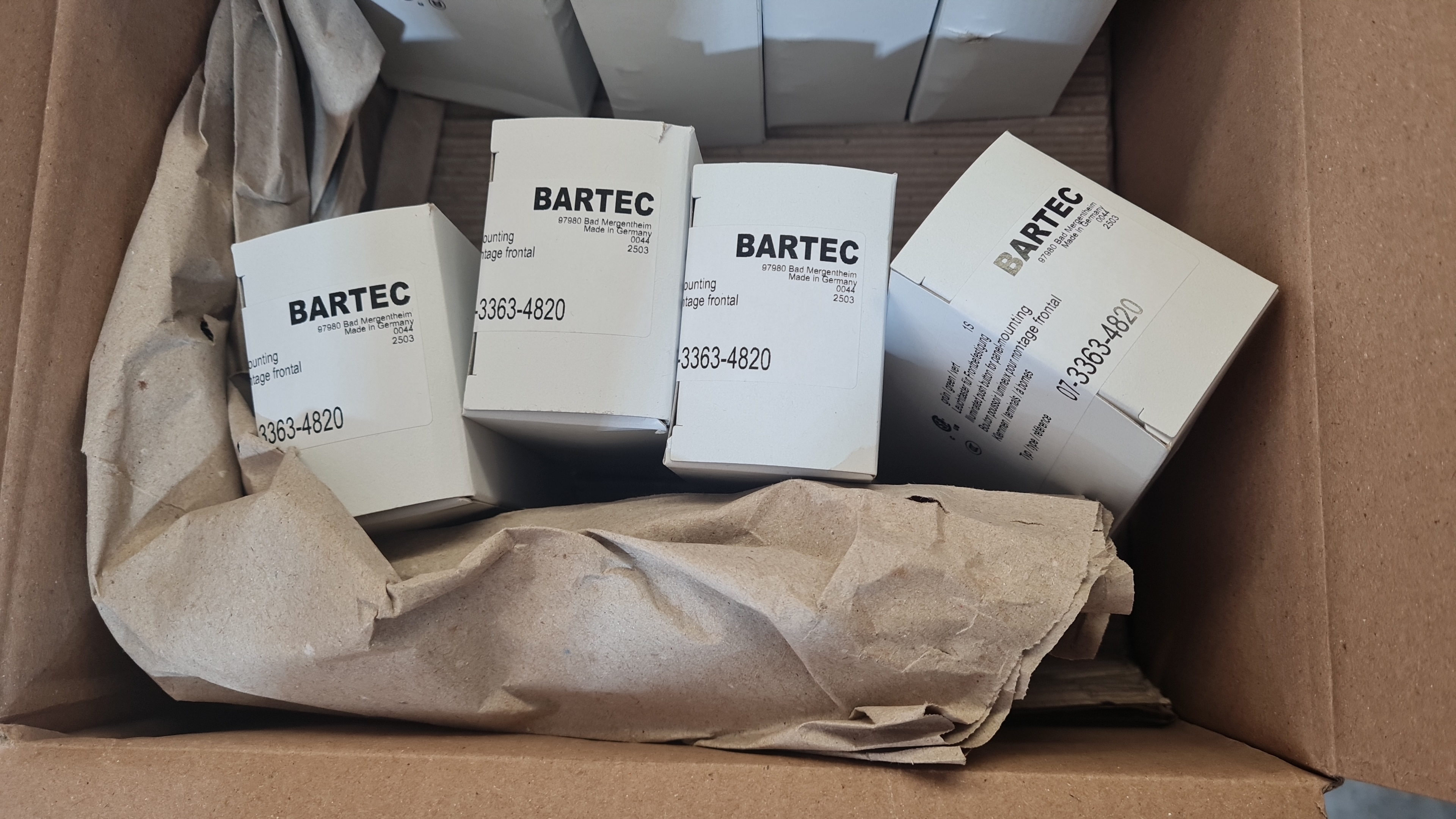 Bartec 07-3363-4820 Illuminated Button Green 1s Comex-flex