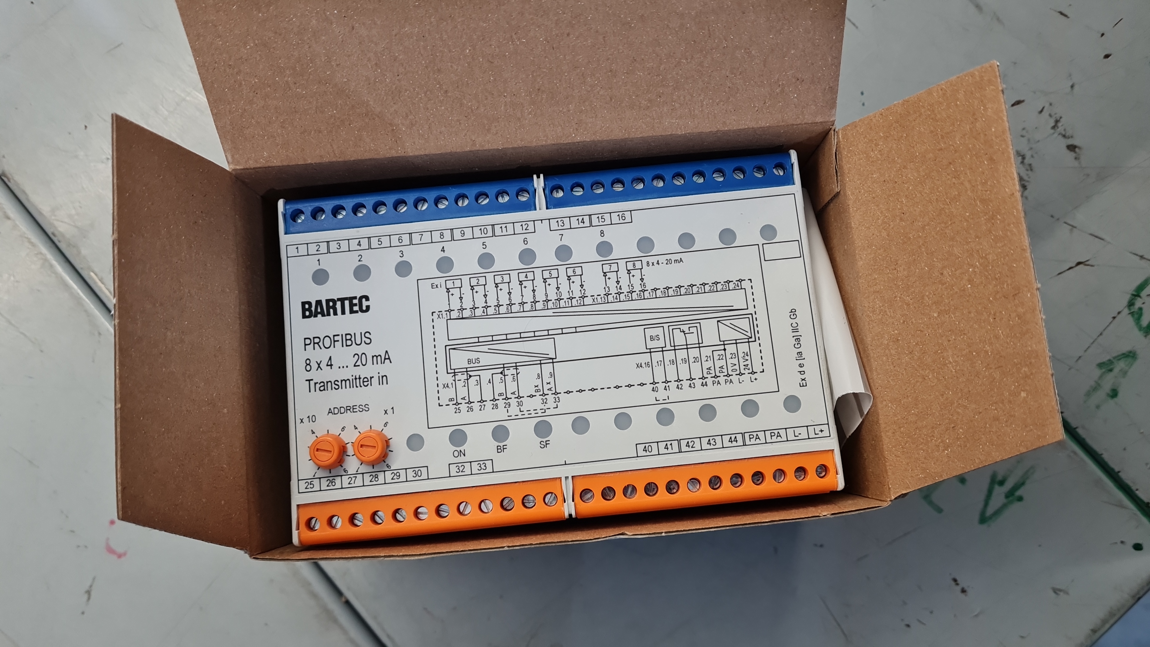 Bartec 07-7331-23040000 Profibus 8 X 4 Bis 20 Ma Ln Ex L
