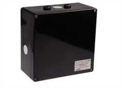 Bartec GB 122 - 730363 Glass Fibre Reinforced PET IP66 Junction Box, 10 Terminal, 122 x 120 x 90mm, Black Image