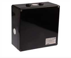 Bartec GB 255 - 730385 Glass Fibre Reinforced PET IP66 Junction Box, 20 Terminal, 255 x 250 x 120mm, Black Image