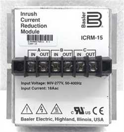 Basler 9387900104 ICRM-15   Inrush Current Reduction Module Image