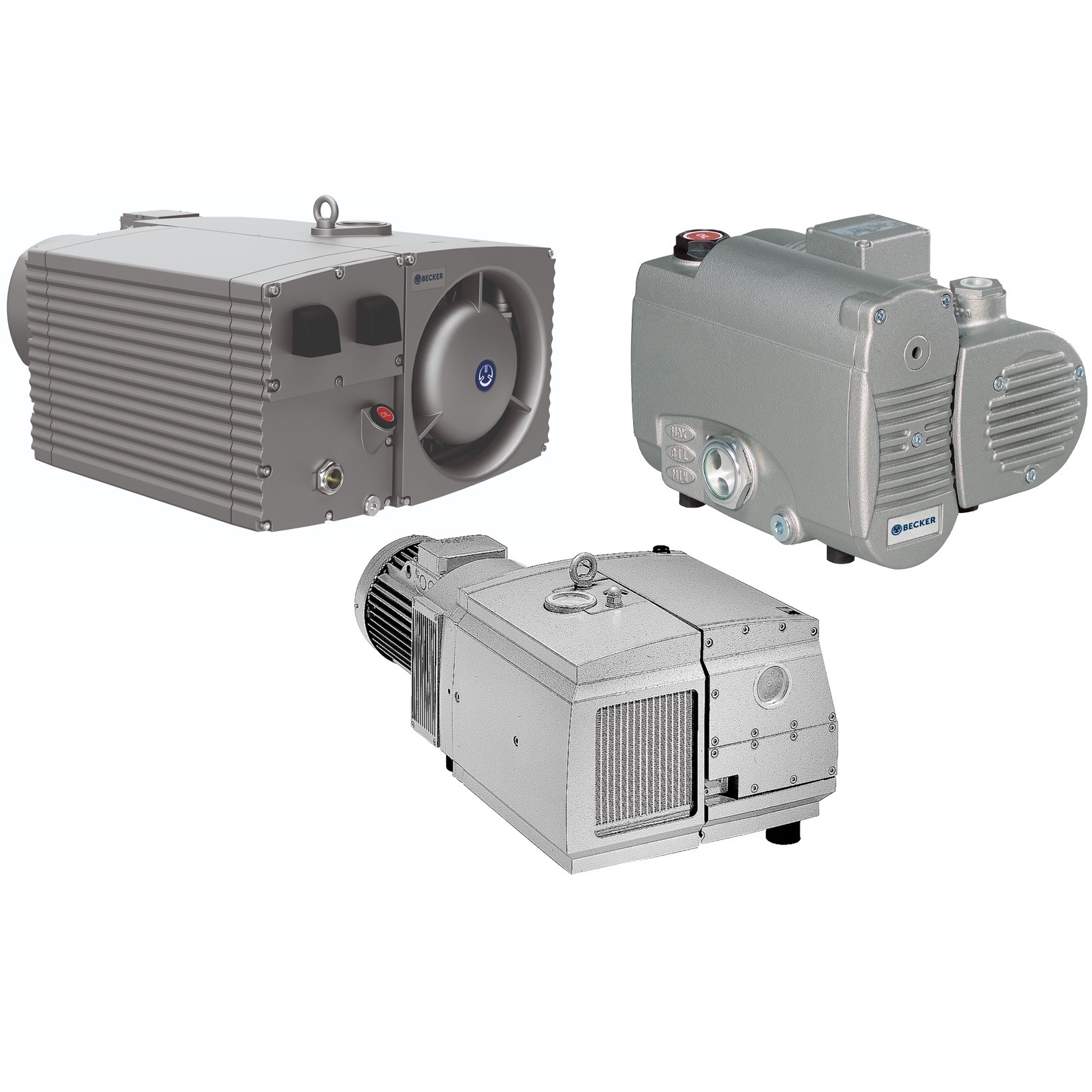 Becker U 5.71 Rotary Vane Vacuum Pumps – Oil Lubricated - Becker ...