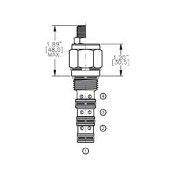 BUCHER AODV-10-V-01-06TA-4T   Piloted Valve Image