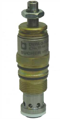 BUCHER DVPA-1-10-SN-3 Pressure Relief Cartridge 400552600 Image