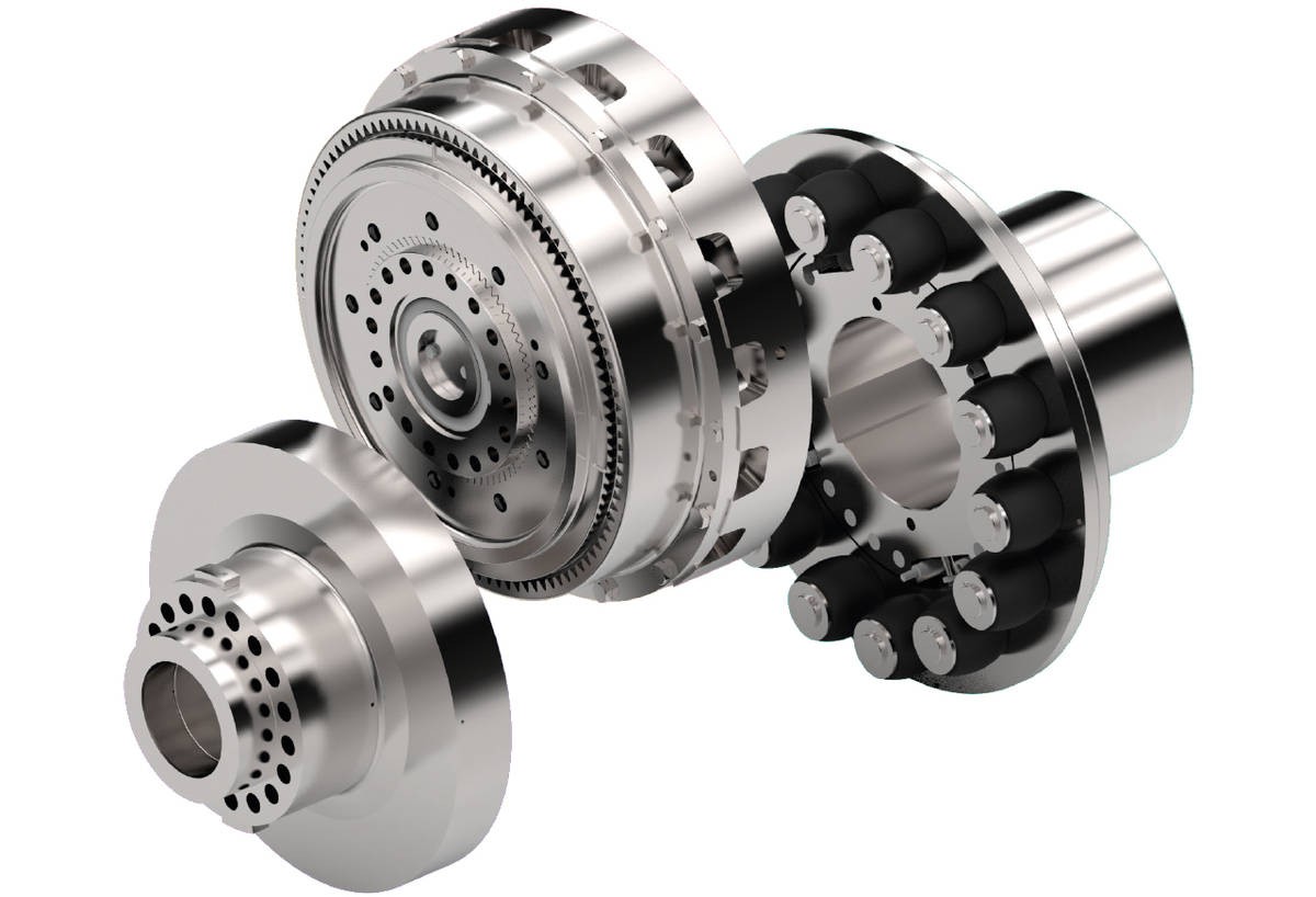 Desch Planox® clutch type PPF - RA with flexible Ox-coupling  Safety Clutches for Extruder Drives Image