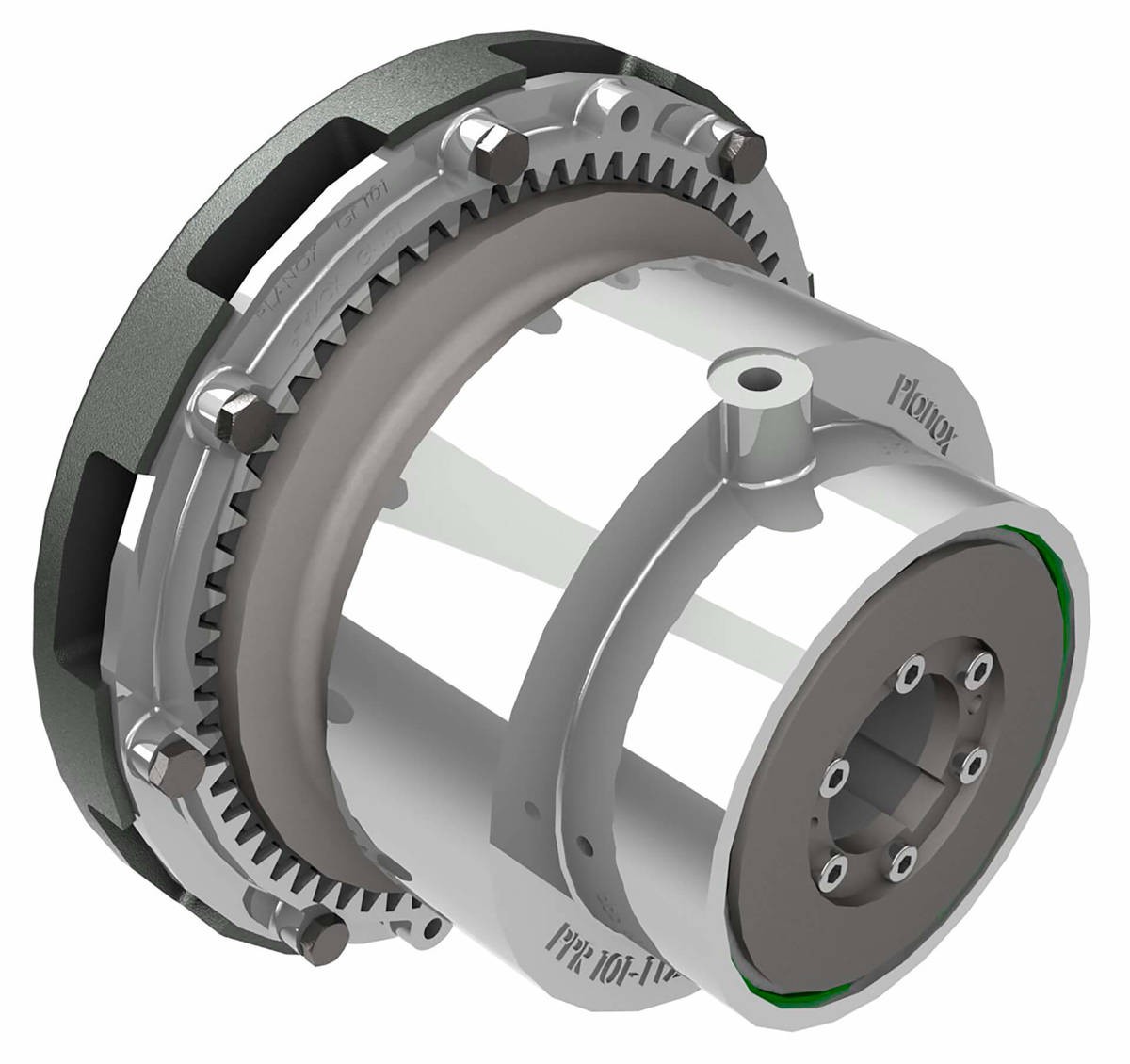 Desch Planox® PPR switched on pneumatically, radial air supply  Multi Plate Friction Clutch Image