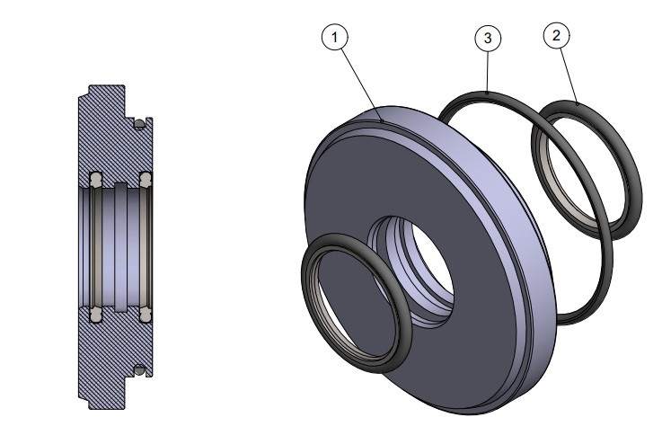 Doofor 2684301 Seal Flange