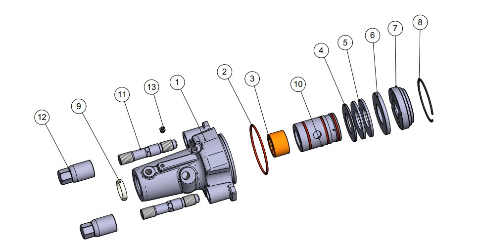Doofor 2949701 Section Flange
