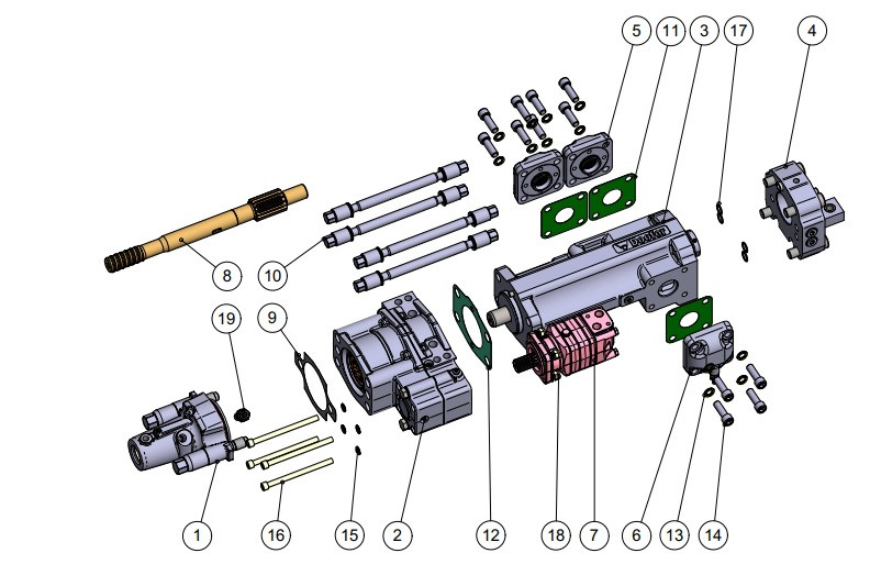 Doofor 2960202 Gear Box