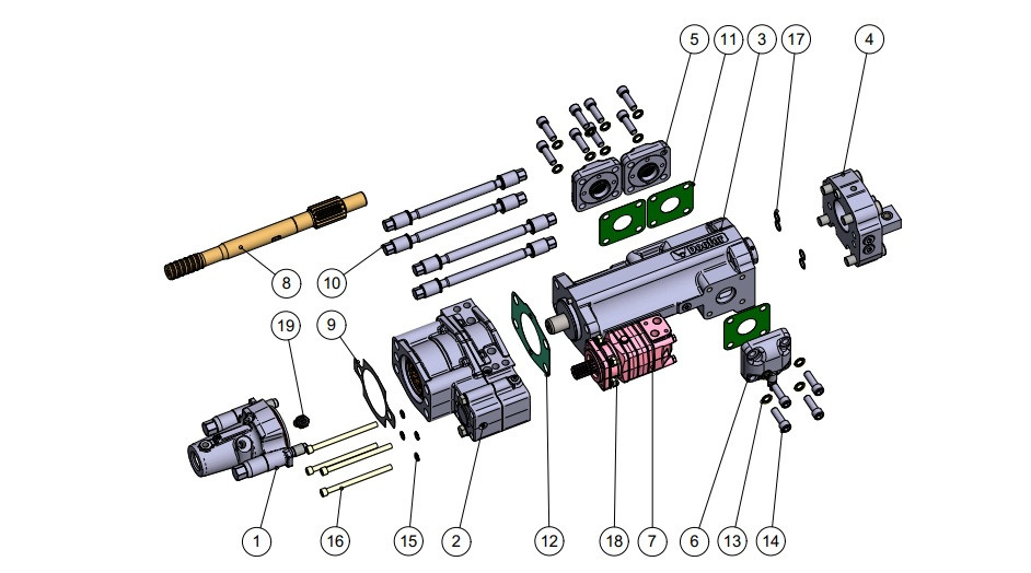 Doofor 515MT3801 Shank Adapter T38 D38