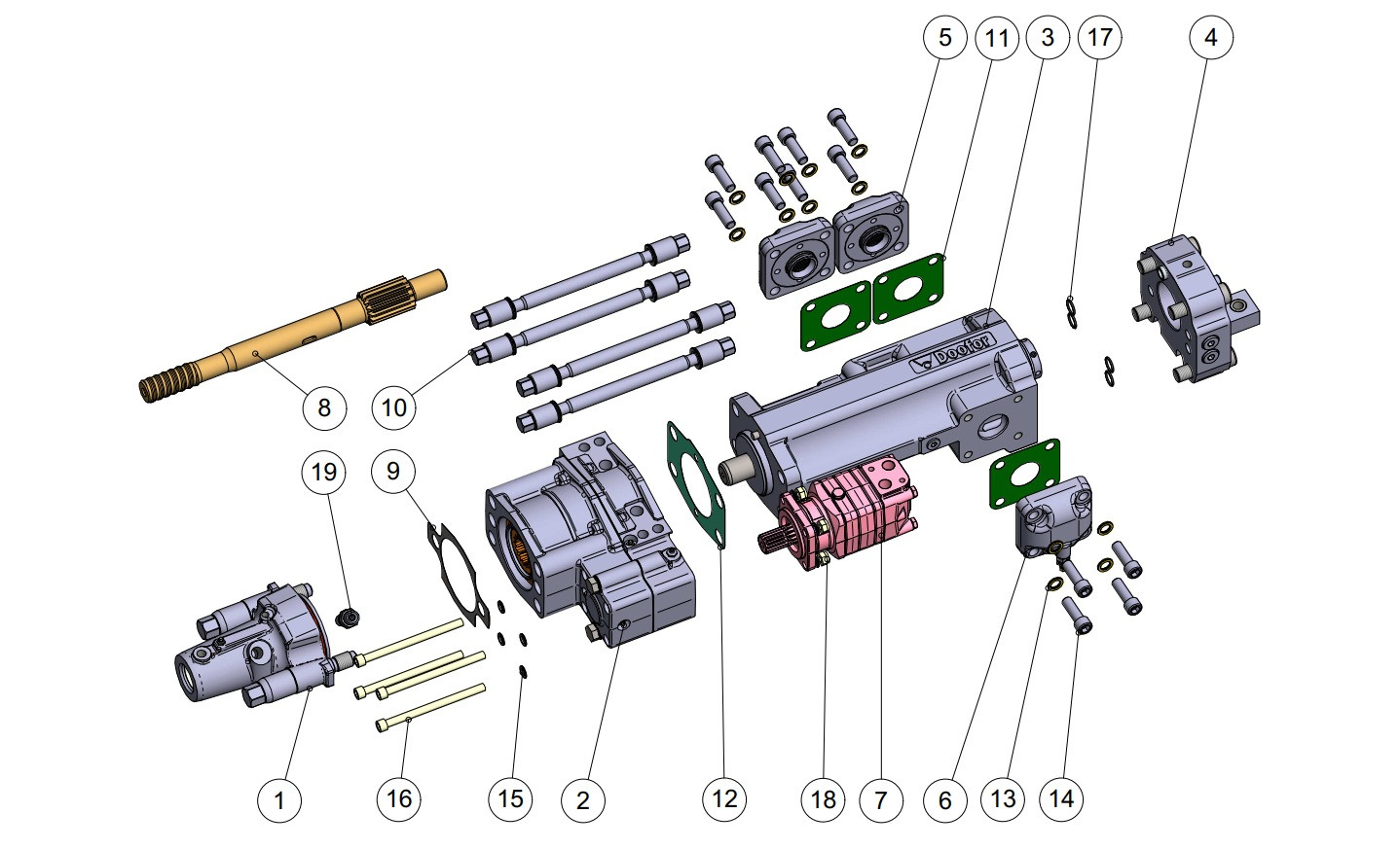 Doofor DF14073 Configurable Maintenance Kit