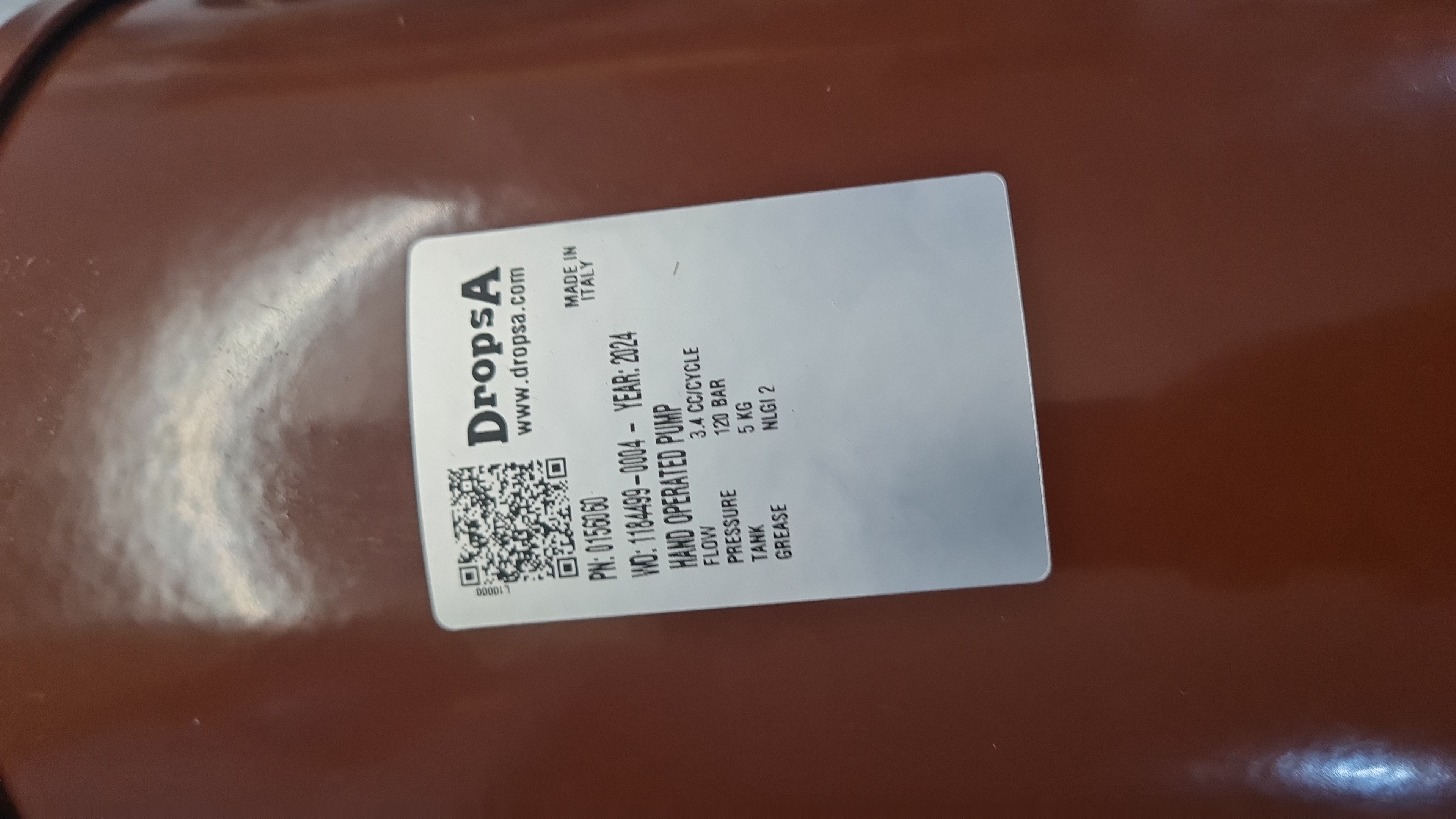 Dropsa 0156060 Grease Pump