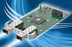 EKF DN3-SHARK XMC Mezzanine Module  SFP+ Dual Port 10 Gigabit Ethernet Host Controller Image