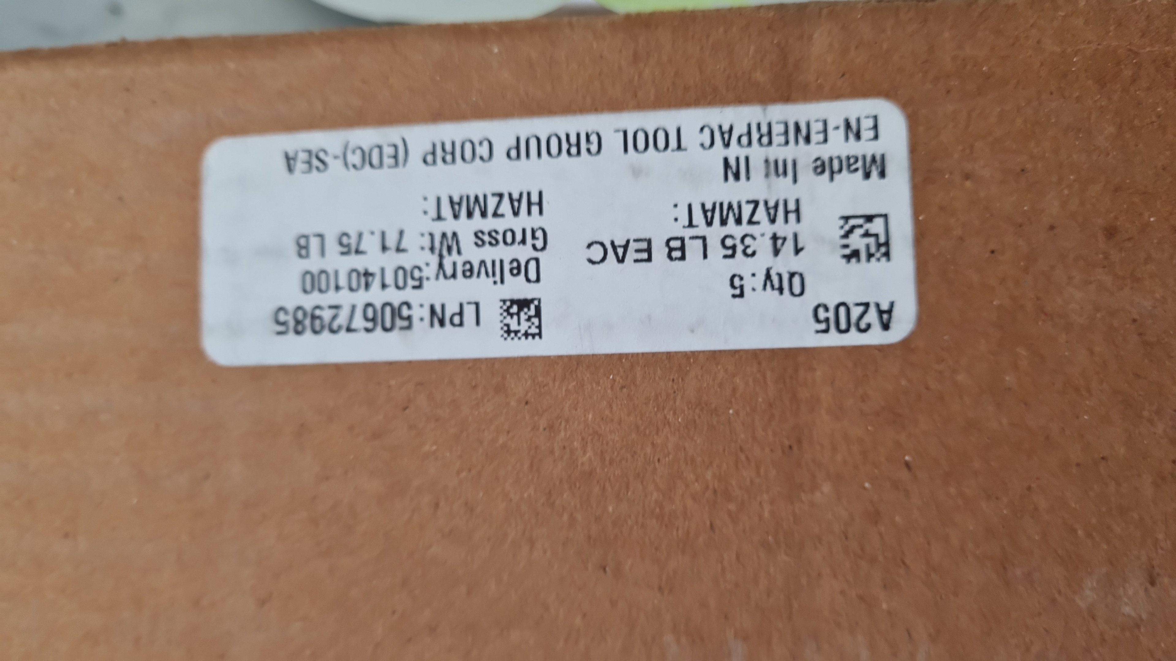 Enerpac A205 C-clamp And Arbor Presses