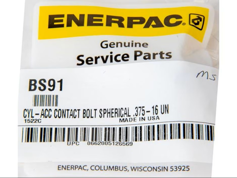 Enerpac BS91 Spherical Contact Bolt