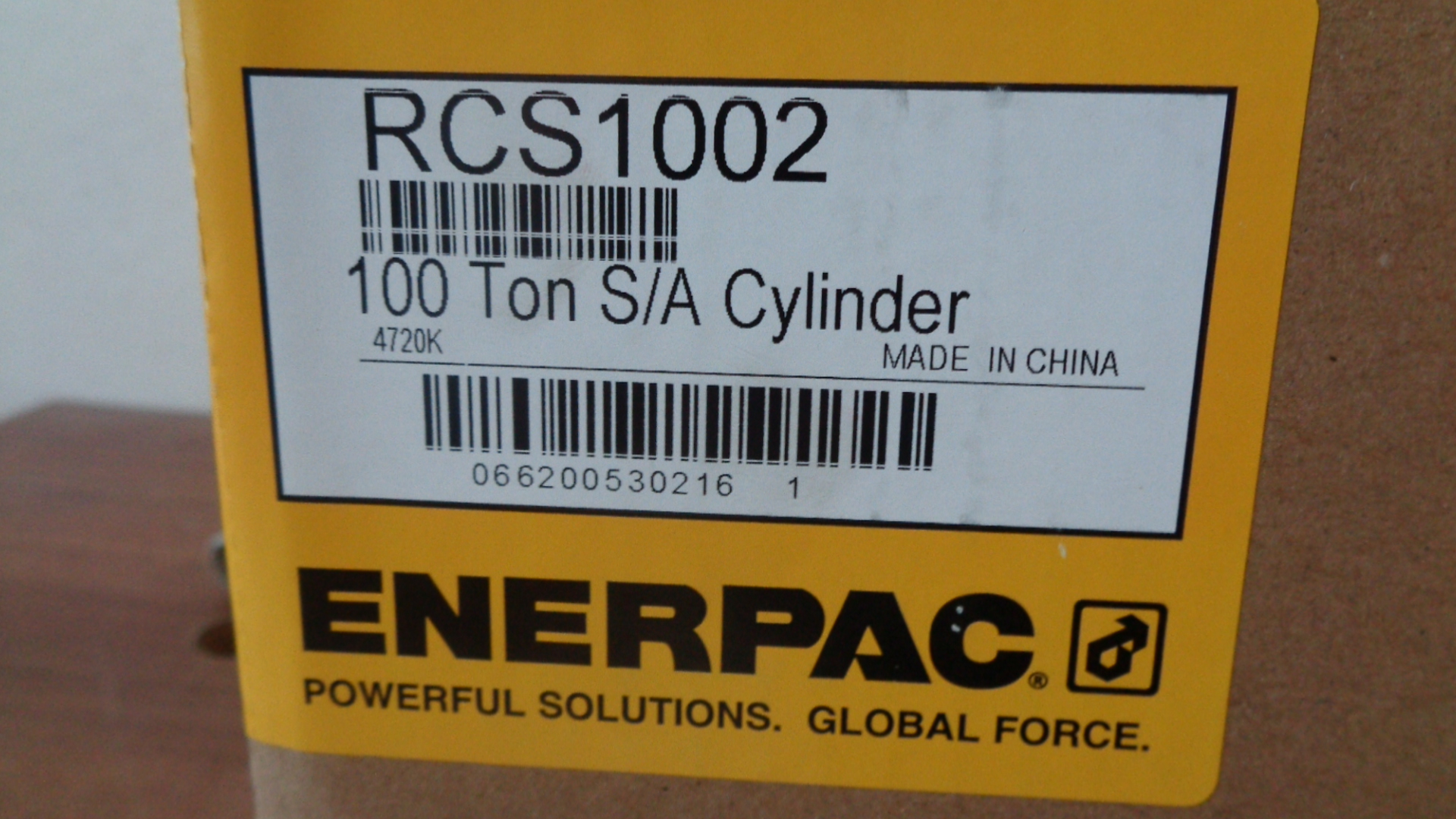 Enerpac RCS1002 Cylinder