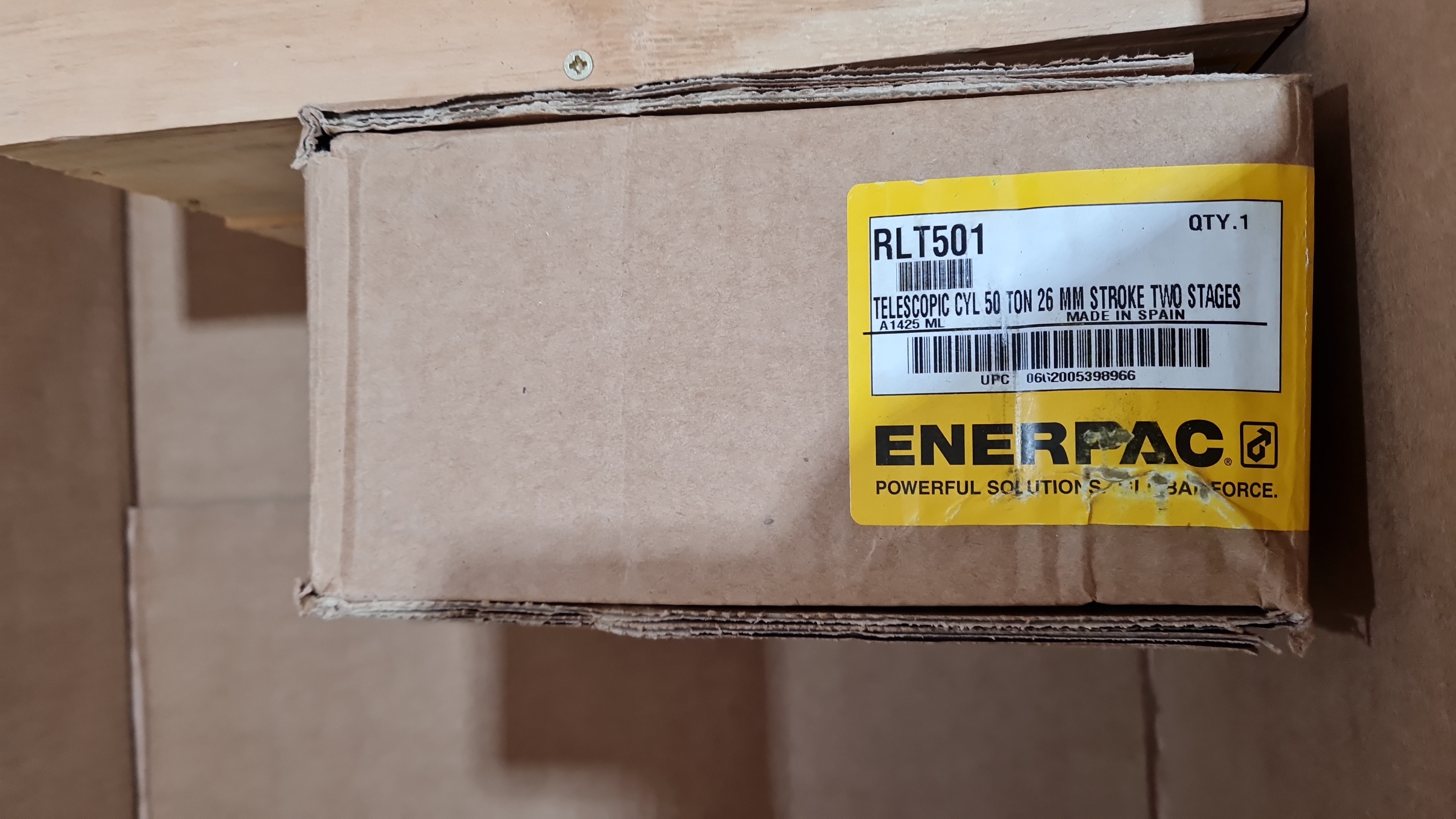Enerpac RLT501 Telescopic Cylinder